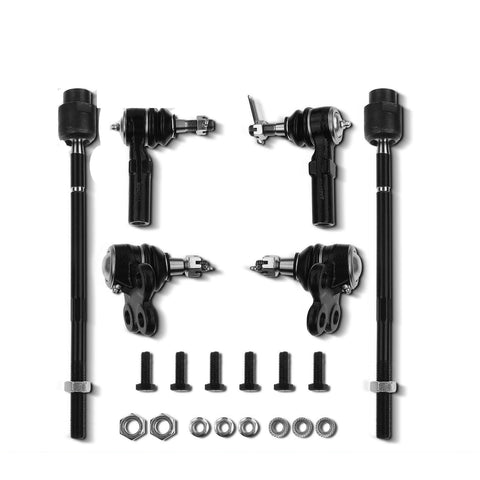 6x Front Inner & Outer Tie Rod Ends w/ Ball Joints for Cadillac Deville Eldorado