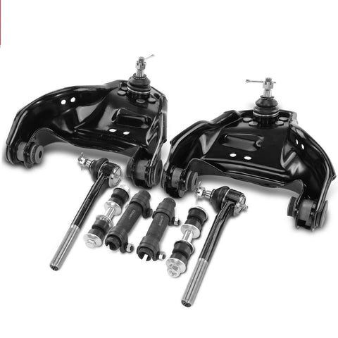 8x Front Left & Right Upper Control Arm w/ Ball Joint Sway Bar Link for Chevy