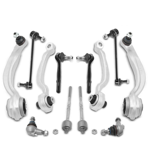 12xFront Control Arm w/Ball Joint&Sway Bar Link for Mercedes-Benz E250 E400 2004