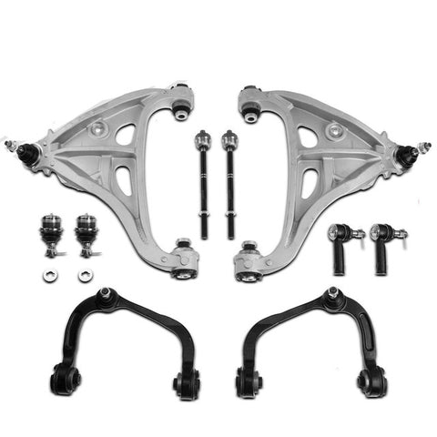10x Front Control Arm w/ Ball Joints Tie Rod End for Ford F-150 2004-2006 4WD