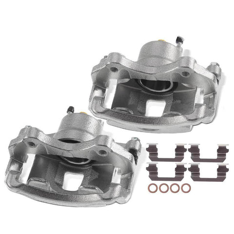 2x Brake Caliper w/ Bracket for Nissan Versa 2009-2011 Front Driver & Passenger