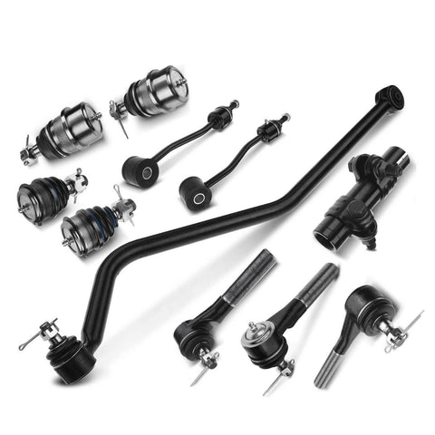 11x Front Stabilizer Bar End Link Tie Rod End Kit for Jeep TJ Wrangler 97-06 4WD