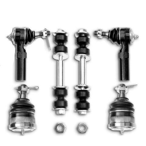6x Front/Rear Stabilizer Bar Link & Tie Rod End w/ Ball Joint for Chevy Pontiac