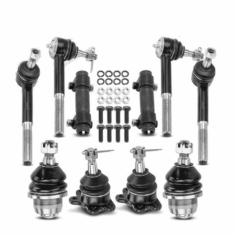 10Pcs Front Tie Rod End & Ball Joint for Cadillac Escalade Chevrolet GMC Yukon