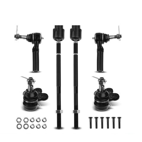 6x Inner & Outer Tie Rod End Front Lower Ball Joint for Pontiac Grand Prix 04-07