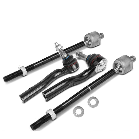4x Inner & Outer Steering Tie Rod End for Cadillac CTS 2003 2004 2005 2006-2007