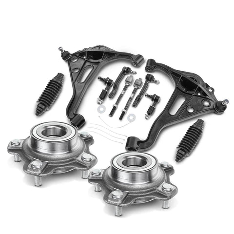 12pcs Wheel Hub & Bearing Control Arm Sway Bar Tie Rod for Chevy Tracker Vitara