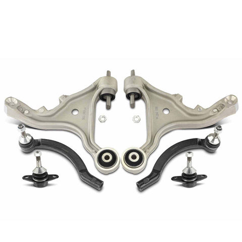6x Front Control Arm & Tie Rod End & Ball Joint for Volvo S60 2001-2007 V70 FWD