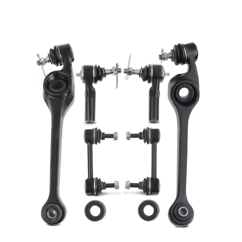 6x Front Lower Control Arm Sway Bar Outer Tie Rod for Saturn SC SC1 SL SL1 SW1