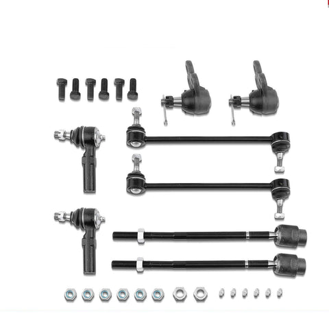 8 Front Stabilizer Bar End Link & Tie Rod End for Cadillac DeVille Seville 95-96