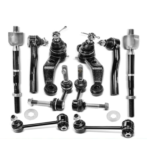 10Pcs Front & Rear Control Arm & Ball Joint Sway Bar Link for Lexus GS300 GS400