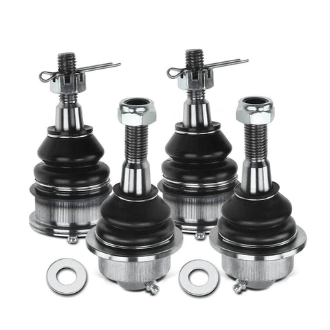4xFront Lower & Upper Ball Joint for Chevy Silverado 1500 Sierra 1500 GMC Hummer