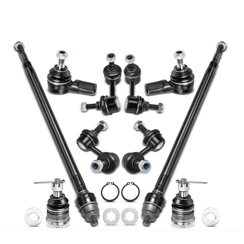 10x Front & Rear Stabilizer Bar Link & Tie Rod End for Honda Civic Acura EL 1.7L