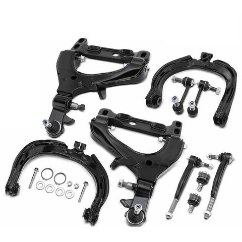 10xFront Control Arm w/ Ball Joint Sway Bar Link Tie Rod for Chevy Trailblaz GMC