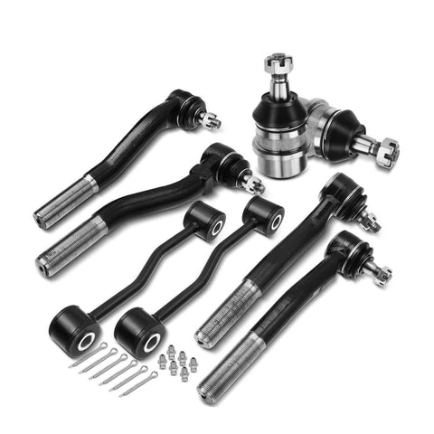 8pcs Front Lower Ball Joints Tie Rod End for Jeep Grand Cherokee 99-04 4.0L 4.7L