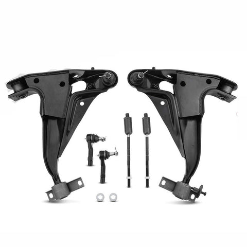 6x Front Control Arm w/ Ball Joints Tie Rod End for Ford Explorer Mercury 4.0L