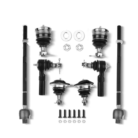 8x Inner & Outer Tie Rod Ends & Front Ball Joints for Chevrolet Camaro Pontiac