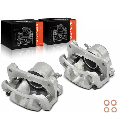 Front Left LH & Right RH Side Brake Caliper w/Bracket  for Mazda Miata 1990-1993