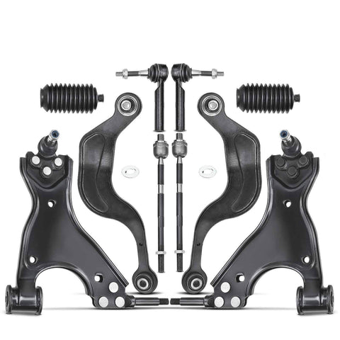 10x Control Arm w/ Ball Joint Assembly Tie Rod End for Buick Enclave GMC Acadia
