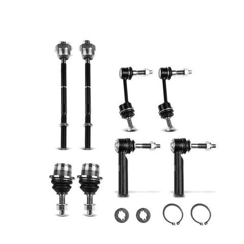 8x Front Stabilizer Bar Link Tie Rod Ends for Ford Expedition Lincoln Navigator