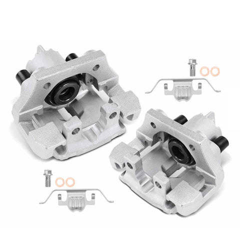 2x Rear Left & Right Disc Brake Caliper w/Bracket for BMW 525i 525xi 528i 535xi