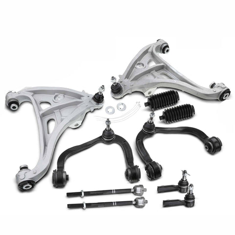 10x Front Control Arm w/Ball Joint Tie Rod End for Ford F-150 2004 2005 2006 4WD