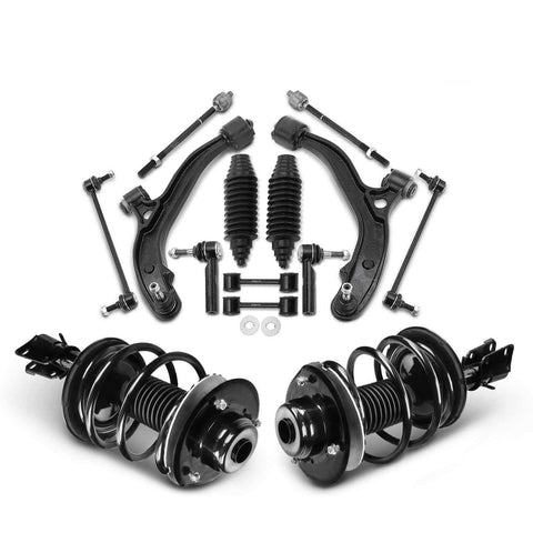 14x Front & Rear Complete Strut & Coil Spring Control Arm Kit for Chrysler Dodge