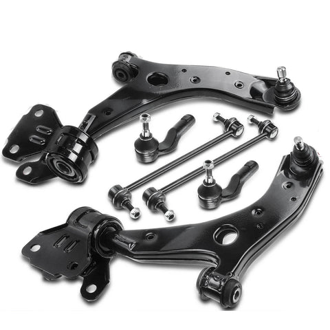 6x Front Control Arm & Sway Bar End Tie Rods kit for Mazda 3 07-09 L4 2.3L Turbo