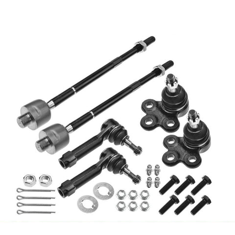 6pcs Front Tie Rod End & Ball Joint for Chevy Venture Oldsmobile Pontiac Montana