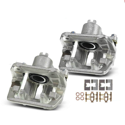 2x Rear Brake Caliper w/ Bracket for Acura CL TL 99-08 Honda Element 2003-2011
