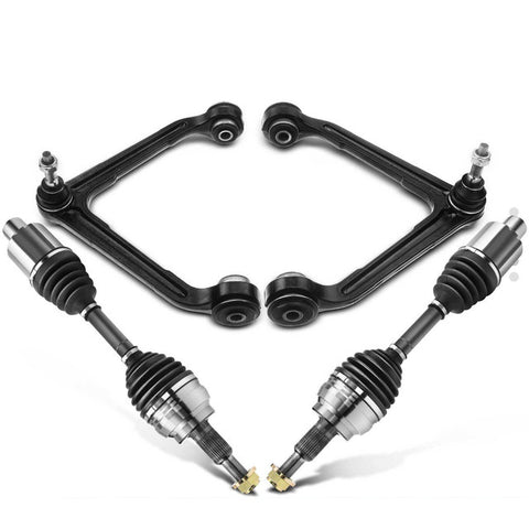 4x CV Axle Control Arm Kit for Dodge Ram 1500 02-05 V6 3.7L V8 4.7L 5.7L 5.9L