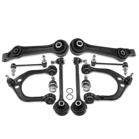 10x Front Control Arm w/ Ball Joint Sway Bar Link Kit for Chrysler Dodge Charger