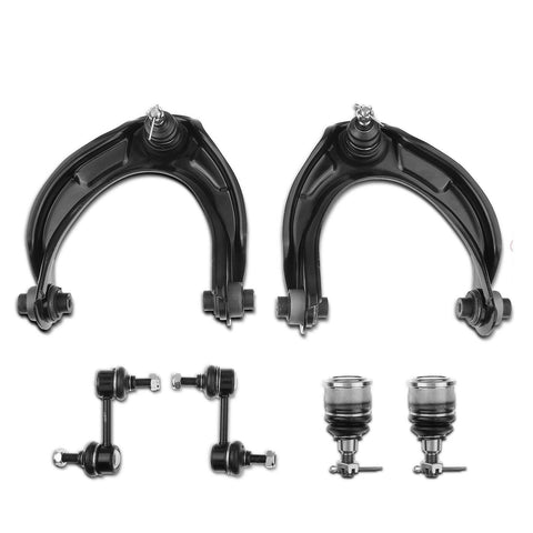 6x Front Upper Control Arm w/Ball Joint Sway Bar Link for Honda Accord Acura TSX