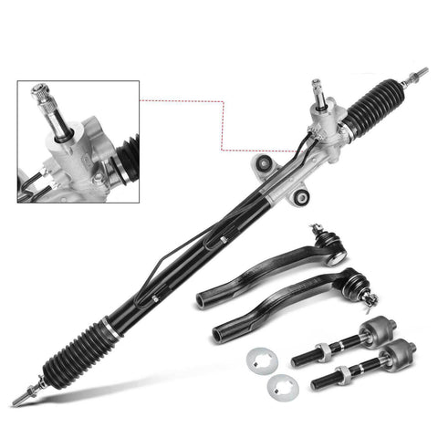 5pcs Front Rack and Pinion Tie Rod End Kit for Honda Accord 1998-2002 Acura CL