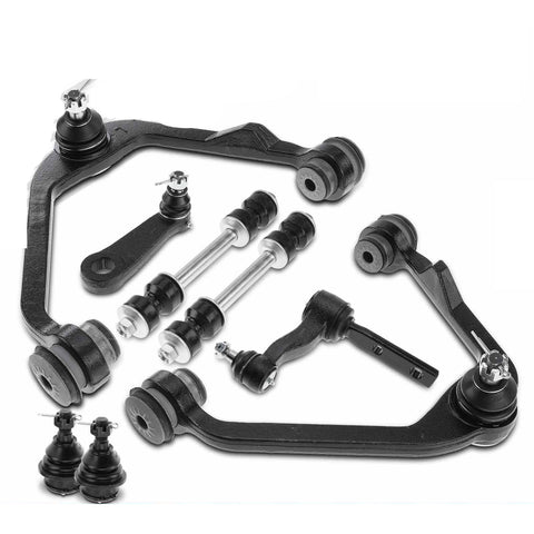 8x Front Control Arm w/ Ball Joint & Sway Bar Links for Ford F-150 F-250 Lincoln