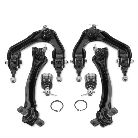 6x Front and Rear Control Arm & Ball Joint for Honda Accord 1991-1993 L4 2.2L