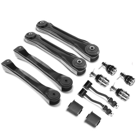 12x Front Control Arm w/ Ball Joint Stabilizer Bar Link for Jeep Grand Cherokee