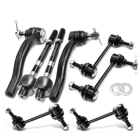 8x Front & Rear Sway Bar Link Tie Rod End for Lincoln MKX 11-15 Ford Edge 11-14