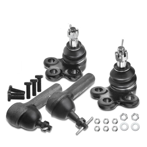 4x Front Tie Rod End w/ Ball Joint Assembly for Chevy Equinox Pontiac Saturn Vue