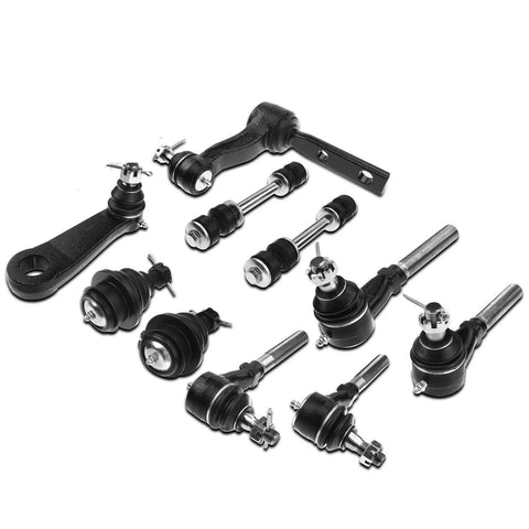 10 Idler&Pitman Arm w/Ball Joint Sway Bar Link for Ford Expedition F150 Lincoln