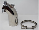 Stainless Downpipe Elbow 90° Holset Turbo HY35 HX HE351 V-band Flange Clamp 4"