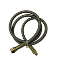 Stainless Steel Braided Turbo Oil Feed Line Hose 4 AN Straight