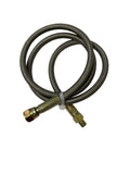 Stainless Steel Braided Turbo Oil Feed Line Hose 4 AN Straight