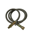 Stainless Steel Braided Turbo Oil Feed Line Hose 4 AN Straight