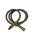 Stainless Steel Braided Turbo Oil Feed Line Hose 4 AN Straight