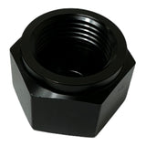 10AN Black Aluminum O-Ring Flare Cap Block for Coolant, Air, Fuel & Oil