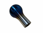 1lb Tear Drop Burnt Titanium Weighted Shift Knob 10 x 1.5 Si RSX EK EG Civic EF