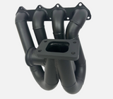 B Series Turbo Kit Ceramic Coated Top Mount Manifold 3” Down Pipe Backdoor Intercooler 6262 3582 T3 44mm