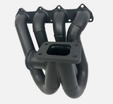 B Series Turbo Kit Ceramic Coated Top Mount Manifold Down Pipe Backdoor Intercooler 6262 3582 T3 44mm