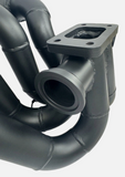 B Series Turbo Kit Ceramic Coated Top Mount Manifold Down Pipe Backdoor Intercooler 6262 3582 T3 44mm